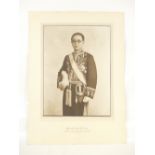 His Excellency Mr Quo Tai Chi - Chinese Ambassador in London 1930's - large studio portrait bearing