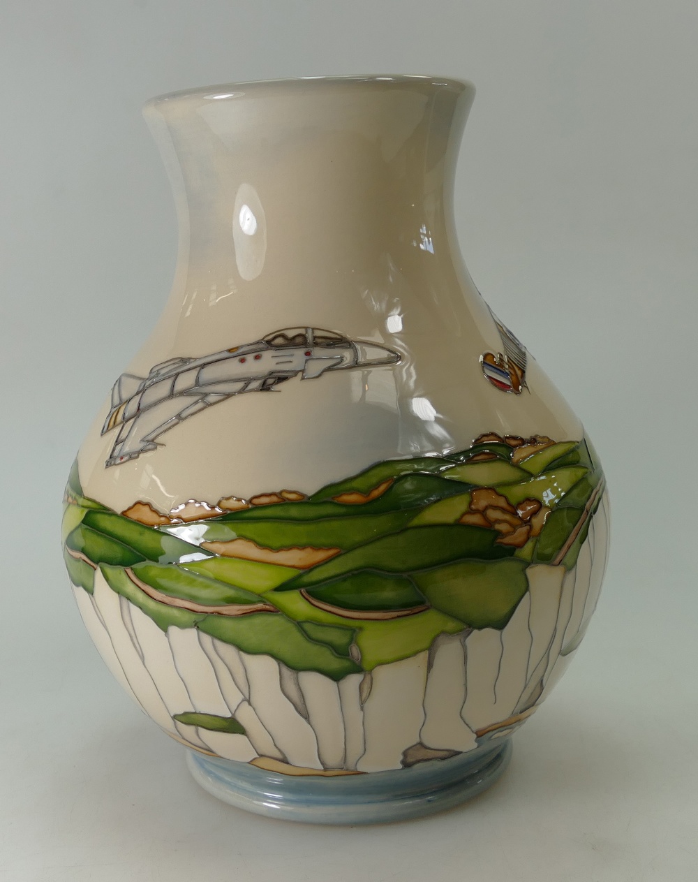 Moorcroft Flying Colours vase, Limited Edition 41/50. Signed by designer Paul Hilditch, height 15cm. - Image 3 of 3