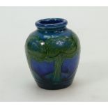 William Moorcroft small vase in the Moonlit blue design,