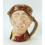 Royal Doulton large character jug Brown Pearly boy.