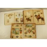 A large quantity of Victorian and slightly later SCRAPS of varying sizes and subject material