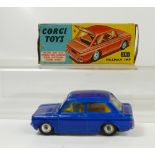 Corgi 241 Blue Hillman Imp in excellent to near mint condition and in original good condition box.