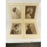 Five LAFAYETTE PHOTOGRAPHS of ladies - Miss Shiela Fenn, Villabad Rand,