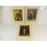 Three identified Lafayette military portraits - CDC Robinson / Capt A Harper / Wynn esq.