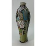 Moorcroft The Stone Kestral vase, Limited Edition 43/50. Signed by designer Vicky Lovatt. Height 30.