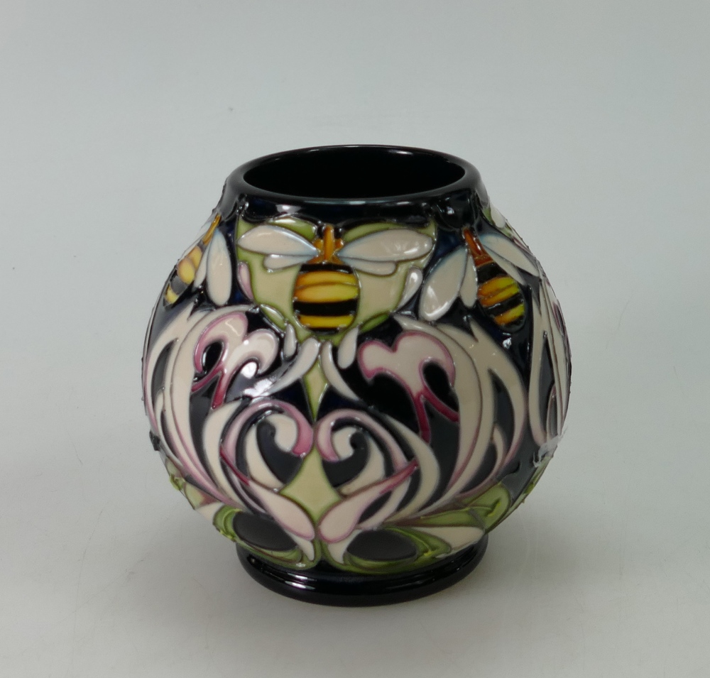 Moorcroft vase in the Dance of the Bumblebee design. - Image 3 of 3