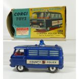 Corgi 464 Dark Blue Commer Police Van with flashing light (not tested as working,
