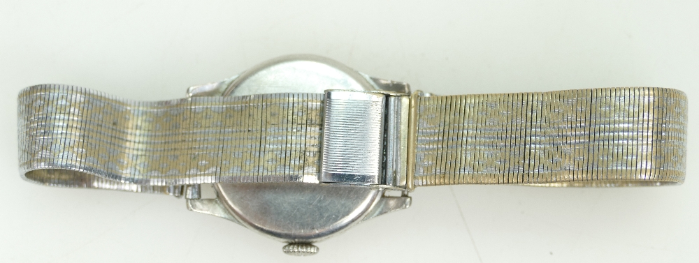 Omega Gents Wristwatch in steel case. Not working. 33mm wide inc crown. c1930's / early 1940's. - Image 2 of 4