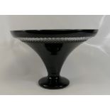 Waterford black cut John Rocha Lead crystal CENTRE PIECE BOWL.