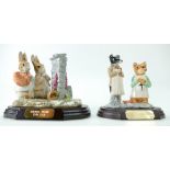 Beswick Beatrix Potter Tableau figure Hiding from the Cat,