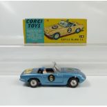 Corgi 318 Light Blue Lotus Elan S2 in near mint condition complete with driver and transfers and in