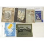 SIX BOOKLETS - including Lyons Oxford Cornerhouse 1928 booklet,