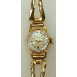 18ct carat Gold Ladies OMEGA wristwatch, together with a broken and incomplete non omega,
