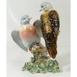 Beswick pair Turtle Doves 1022 (one of the beaks has been re stuck)