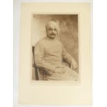 Rajah of Parklakinede India - Lafayette large studio portrait bearing full title and description,