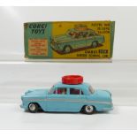 Corgi 236 Light Blue Austin A60 De Lux Saloon in near mint to mint condition and in original fair