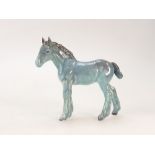 Beswick rare Shire foal 1053 in blue glaze