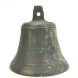Early 20th century brass bell (height 20cm)