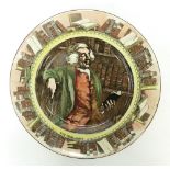 A early Royal Doulton rack plate The Bookworm D5905