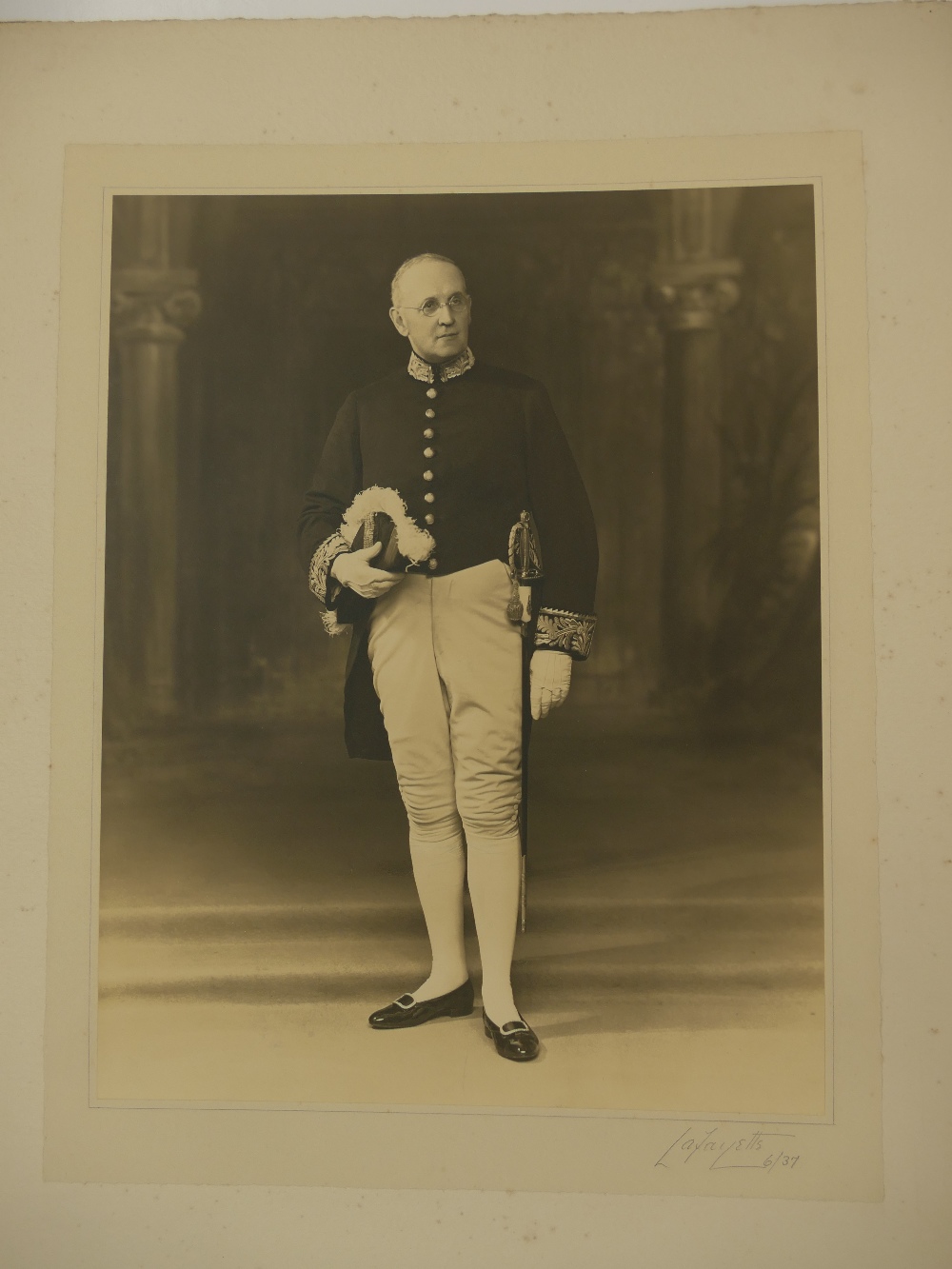 Three large Lafayette studio Photographs - Sir William Keel, - Image 4 of 5