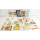 HOUSEHOLD LEAFLETS AND CATALOGUES x 22 - mainly 1940's and 50's.
