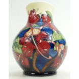 Moorcroft Simeon design vase, height 14cm,