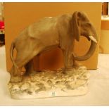 Large unbranded resin figure of an elephant, 28cm