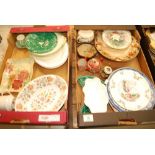 A mixed collection of ceramic items to include - export quality Japanese tea pots and urns, hand