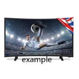 Three Cello C32229T2 32-Inch Curved LED Digital TV with Freeview T2 HD(3) This lot has been tested