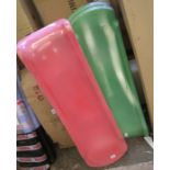 3 x childs plastic playground slides.