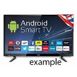 Three Cello 32" Android Smart HD TV model C32ANSMT(3) This lot has been tested as fully working