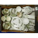 A mixed collection of ceramic items to inlclude - Royal Adderley Arcadia pattern part tea set,