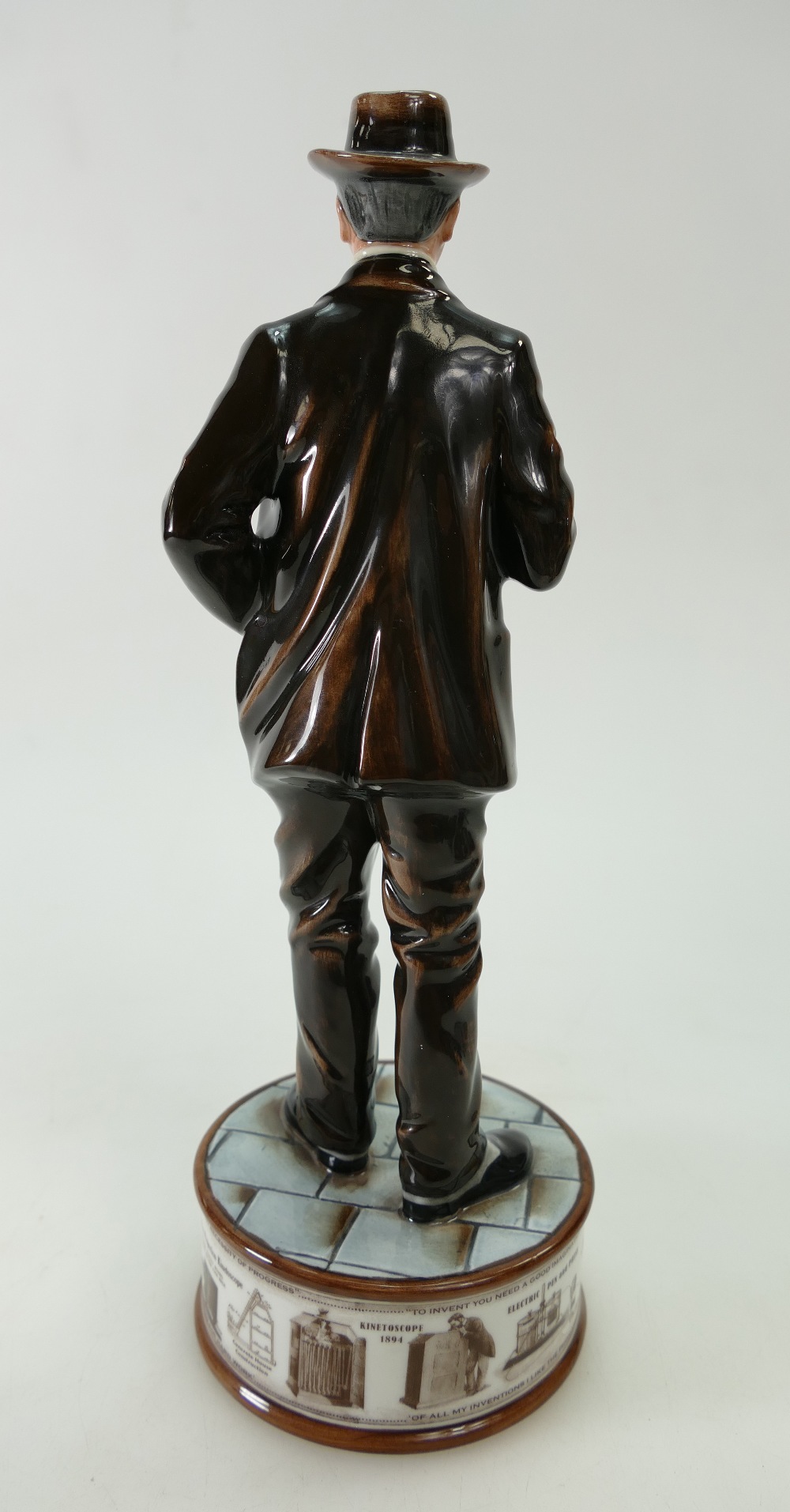 Royal Doulton Prestige figure Thomas Edi - Image 3 of 3