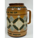 Doulton Lambeth Stoneware jug decorated