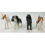 Beswick Beagle 1933A, King Charles Spaniel 2107B,