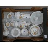 A large collection of Aynsley Cottage garden dinner and novelty ware