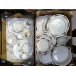 A mixed collection of ceramic items to include - early Grafton floral decorated part tea set,