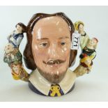 Royal Doulton large two handled character jug William Shakesphere D6933,