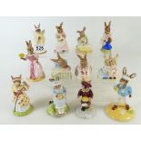 Royal Doulton bunnykins Angel, Sweet Dreams, Dollie, Mother & Baby, Cinderella, New Baby, Ballerina,