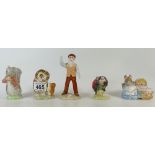 Royal Albert Beatrix Potter Mr Mcgregor, Old Mr Brown, Mother Ladybird,