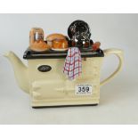 Aga branded The Teapottery novelty advertising teapot.