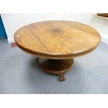 Victorian Rosewood Round Loo table,