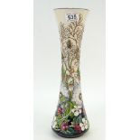 Moorcroft Time Flies vase, signed by designer Rachel Bishop. Limited Edition 2/50.