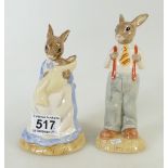 Royal Doulton large bunnykins Mother & Baby DB226 and Father DB227.