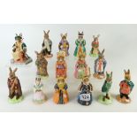 Royal Doulton Bunnykins figures from The Robin Hood Collection comprising of King John DB266,