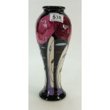 Moorcroft Bellahoustom vase, designed by Emma Bossons FRSA. Height 25.