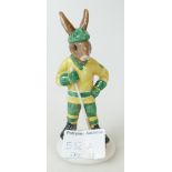 Royal Doulton Bunnykins Ice Hockey player DB282 UKI backstamp.