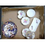 A collection of Royal Crown Derby items to include - Imari patterned plate,