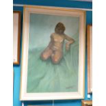 HARRY SMITH R.I. MPFS, SGA, ATD, NDD, acrylic oil on canvas - NUDE subject JANE.