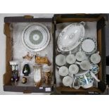 A mixed collection of pottery to include Midwinter spanish garden dinnerware together with Minton